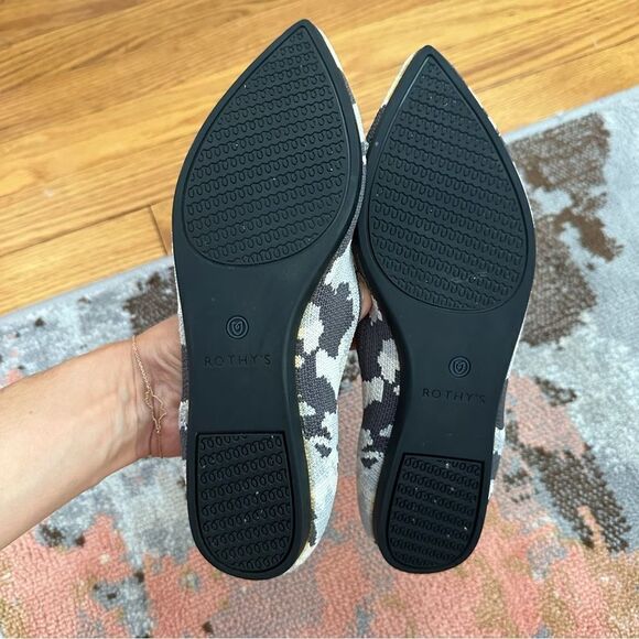 Rothy’s Ash Gray CamoThe Point Flat - Picture 2 of 9